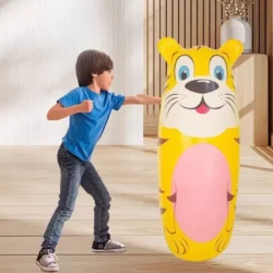Inflatable Boxing Tumbler Toys Tiger